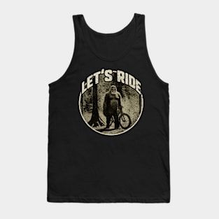 Woods Dude Bigfoot Bike Rider Tank Top